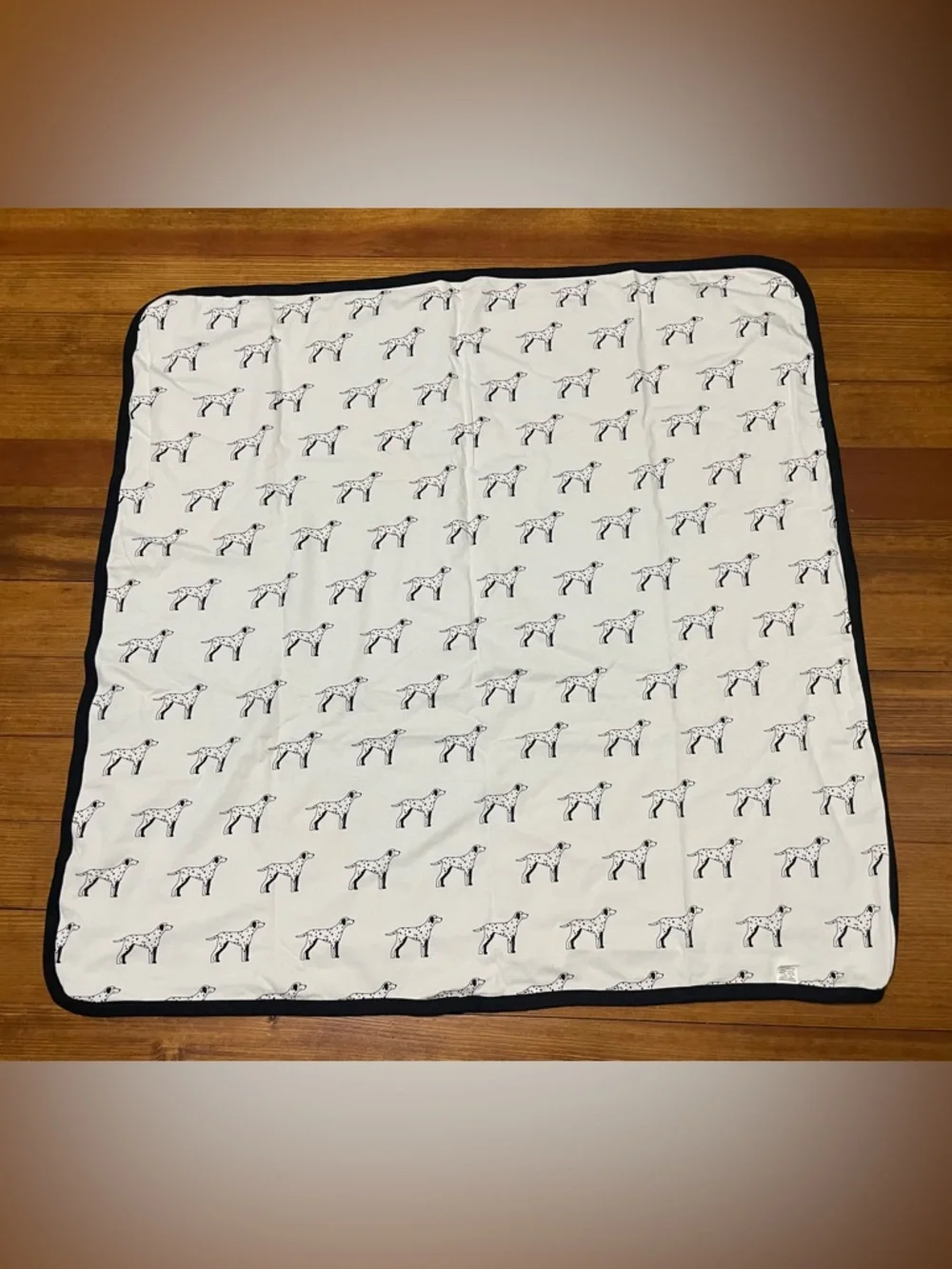 Monica + Andy Dalmatian Print Organic Cotton Coming Home Baby Swaddle Blanket